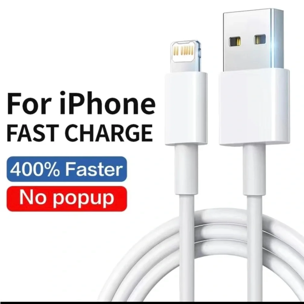 3 Pcs USB-A to Lightning cable Cord For iPhone 11 12 13 14 15 pro max 3feet